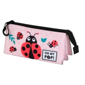 Estuche Portatodo Triple Ladybug - Oh My Pop