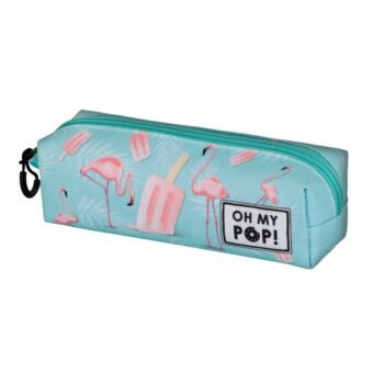 Estuche Portatodo Cuadrado FAN 2.2 Ice Flamingo - Oh My Pop